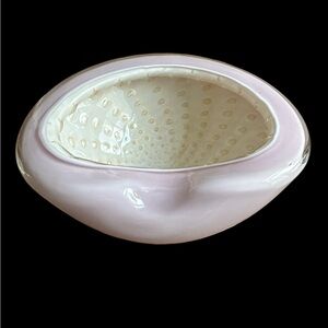 Vintage Murano Art Glass Bowl by Alfredo Barbini